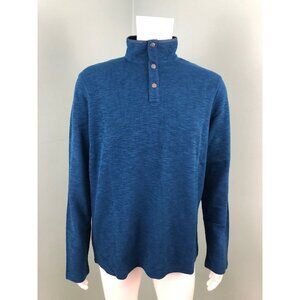 NWT Men's Michael Kors L/S Mock Collar Sweater W/ Nylon Elbow Patches Sz L Large